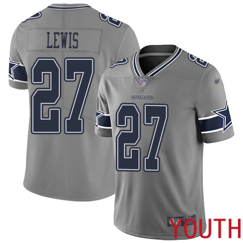 Youth Dallas Cowboys Limited Gray Jourdan Lewis #27 Inverted Legend NFL Jersey
